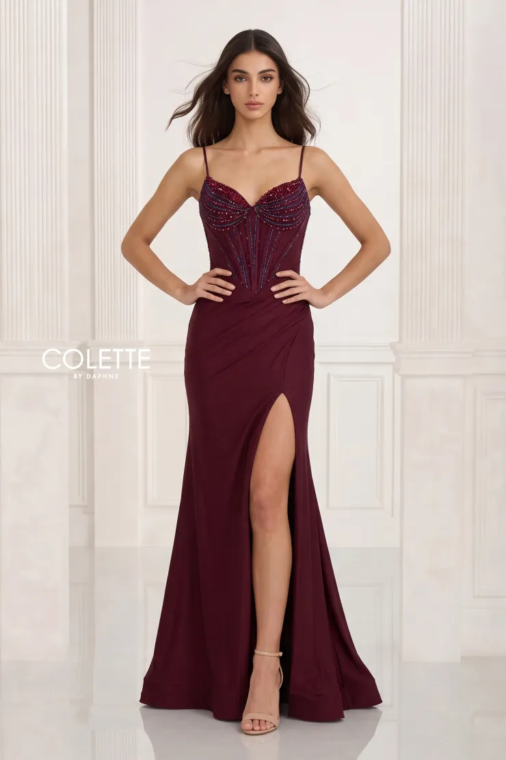Style CL2821 Colette by Daphne #3 Merlot frontface vertical picture