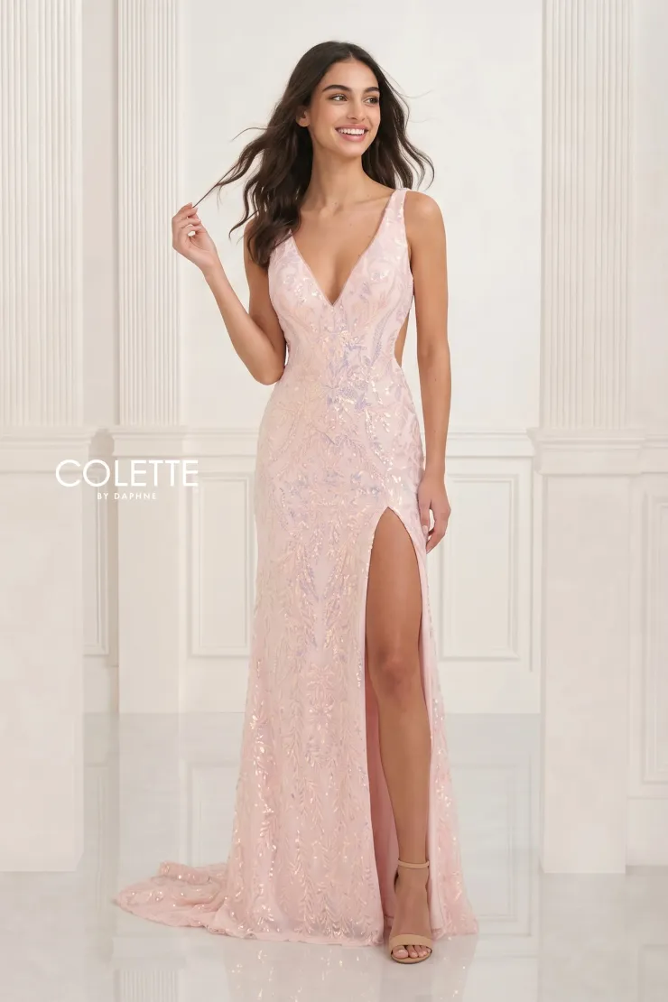 Style CL2881 Colette by Daphne #3 Petal Pink frontface vertical picture