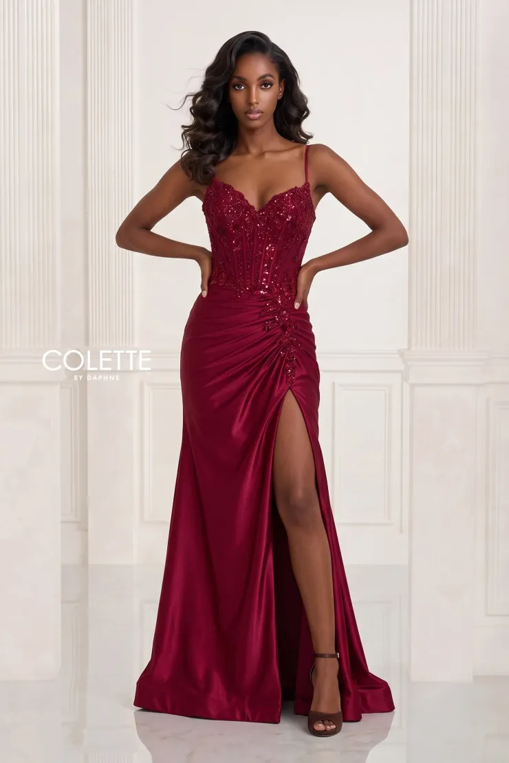 Style CL2891 Colette by Daphne #2 Burgundy frontface vertical picture