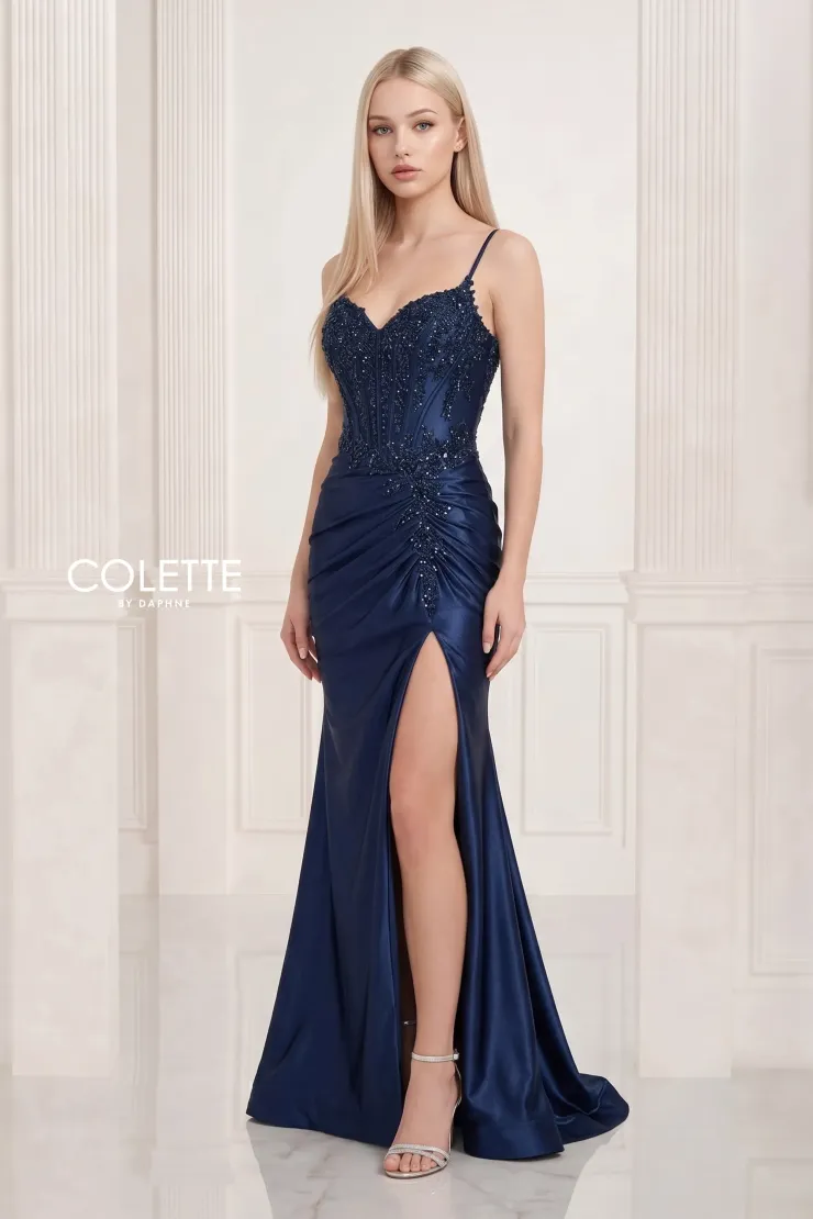 Style CL2891 Colette by Daphne #0 default Navy Blue frontface vertical picture