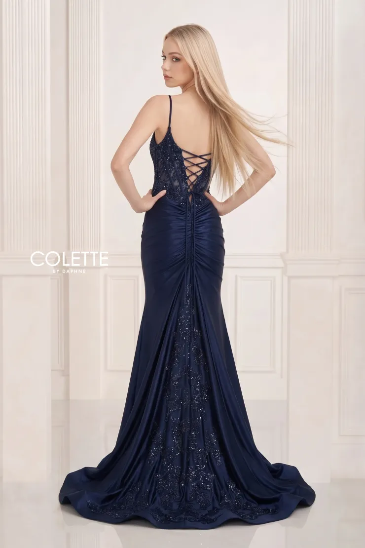 Style CL2891 Colette by Daphne #1 default Navy Blue backface vertical picture