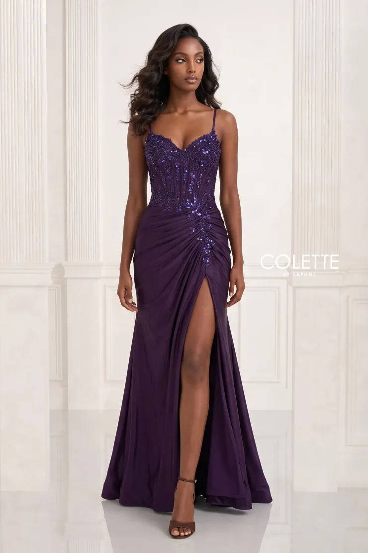 Style CL2891 Colette by Daphne #4 Plum frontface vertical picture