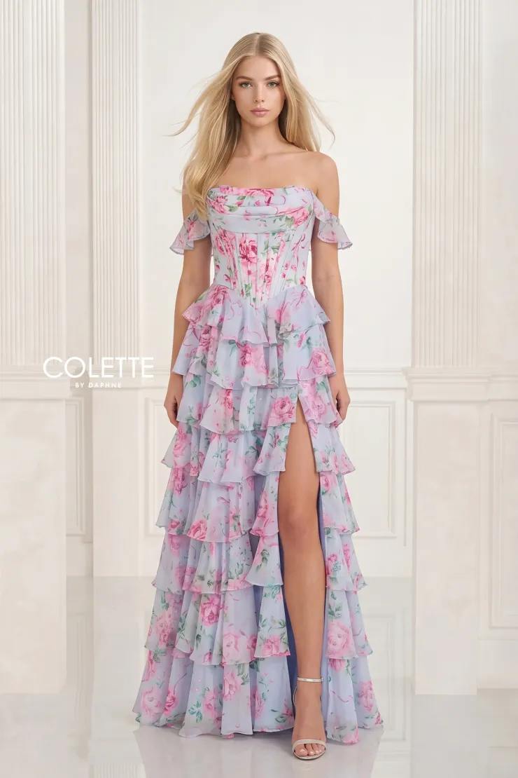 Style CL2936 Colette by Daphne #2 Light Periwinkle/Multi frontface vertical picture