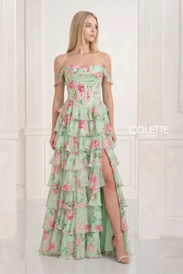 Style CL2936 Colette by Daphne #3 Mint/Multi frontface vertical picture