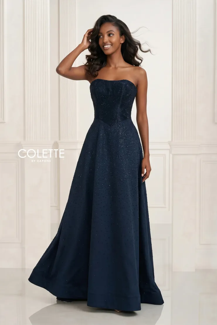 Style CL2951 Colette by Daphne #0 default Navy Blue frontface vertical picture