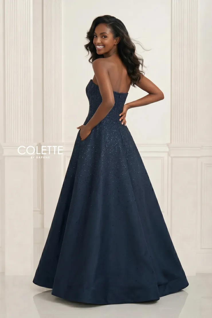 Style CL2951 Colette by Daphne #1 default Navy Blue backface vertical picture