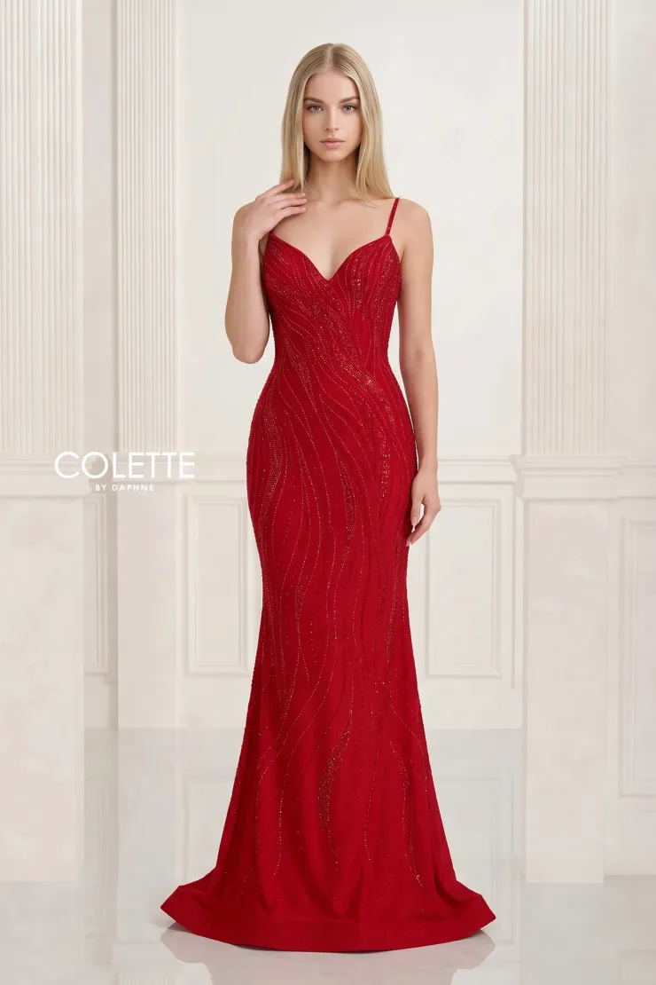 Style CL2991 Colette by Daphne #2 Scarlet frontface vertical picture