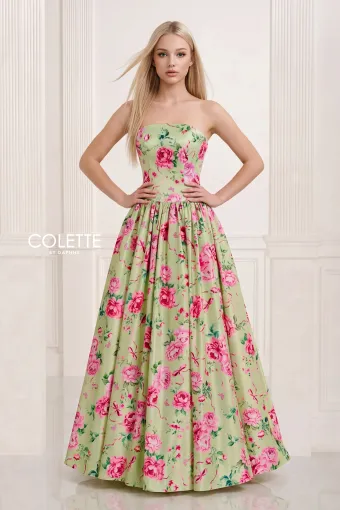 Colette by Daphne Style #CL2806 #1 Mint/Multi frontface vertical thumbnail