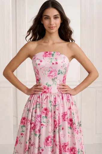 Colette by Daphne Style #CL2806 #4 Pink/Multi frontface vertical cropped thumbnail