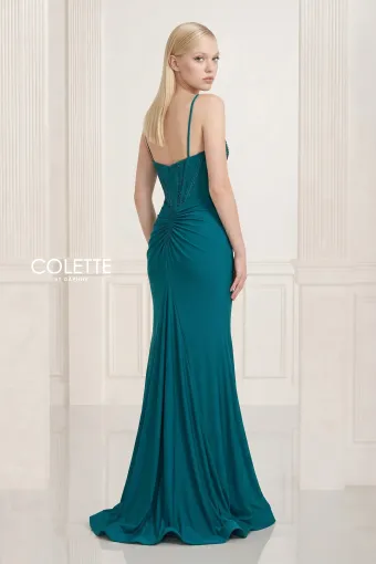 Colette by Daphne Style #CL2821 #3 default Turquoise backface vertical thumbnail