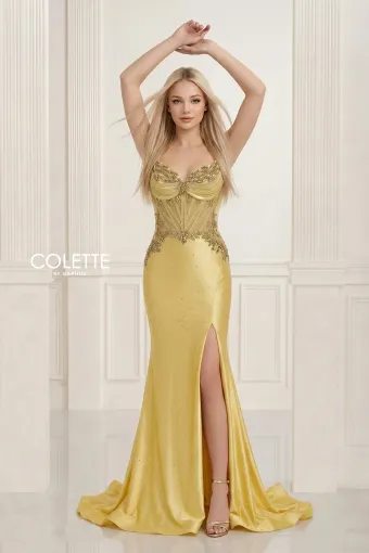 Colette by Daphne Style #CL2826 #2 Yellow frontface vertical thumbnail