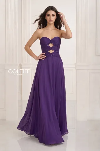 Colette by Daphne Style #CL2851 #2 Purple frontface vertical thumbnail