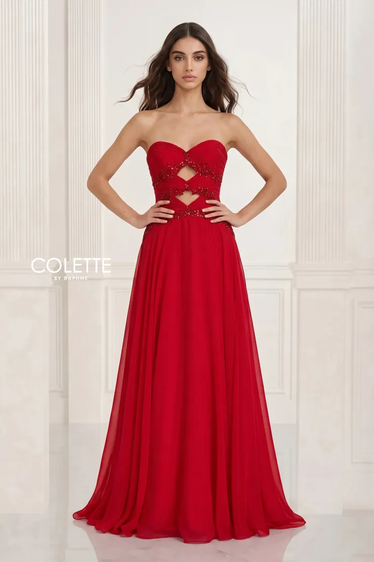 Colette by Daphne Style #CL2851 #1 Red frontface vertical picture