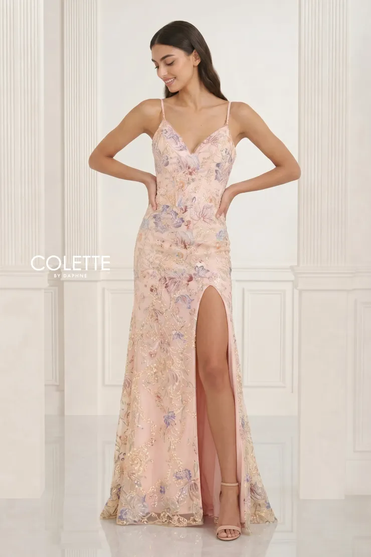 Colette by Daphne Style #CL2871 #1 Pink/Multi frontface vertical picture