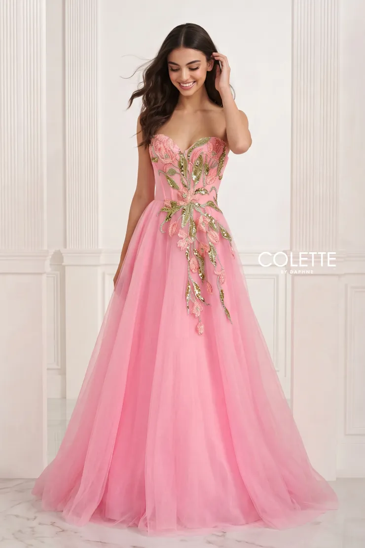 Colette by Daphne Style #CL2876 #1 Pink/Multi frontface vertical picture