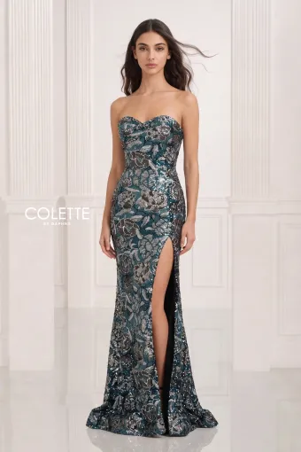 Colette by Daphne Style #CL2886 #0 default Midnight/Multi frontface vertical thumbnail
