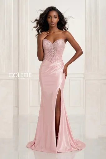 Colette by Daphne Style #CL2901 #0 default Petal Pink frontface vertical thumbnail