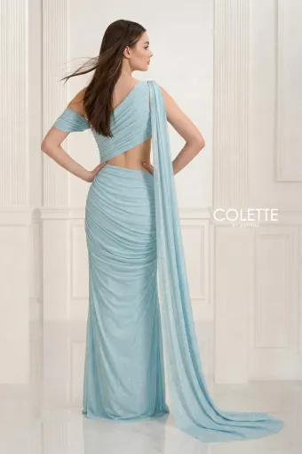 Colette by Daphne Style #CL2906 #4 default Baby Blue backface vertical thumbnail
