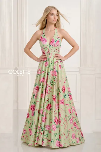 Colette by Daphne Style #CL2916 #2 Mint/Multi frontface vertical thumbnail