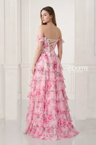 Colette by Daphne Style #CL2936 #3 default Pink/Multi backface vertical thumbnail