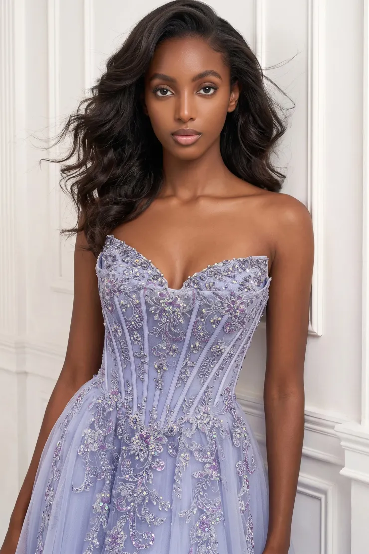 Colette by Daphne Style #CL2941 #4 Lilac frontface vertical cropped picture