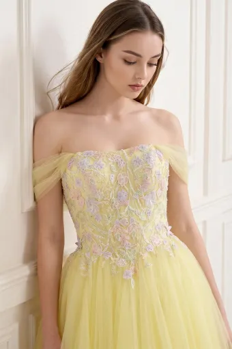 Colette by Daphne Style #CL2966 #4 Buttercup frontface vertical cropped thumbnail