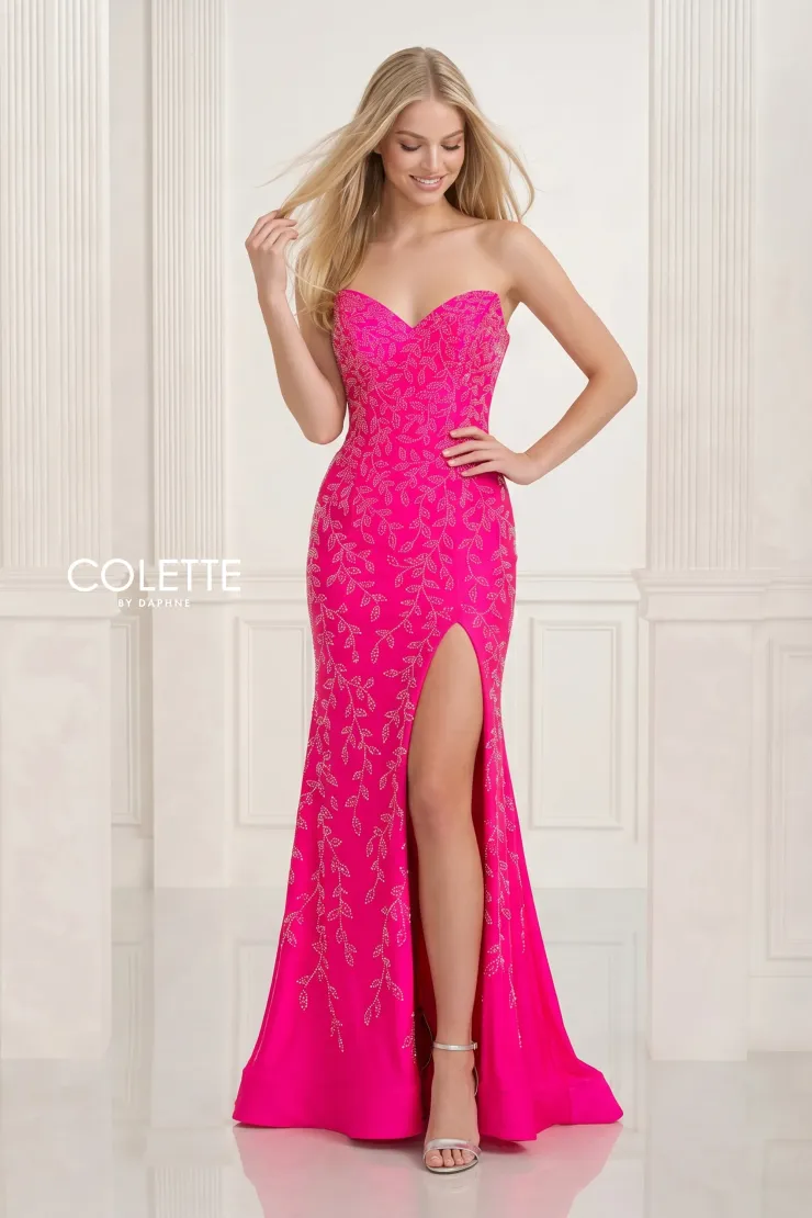 Colette by Daphne Style #CL2986 #1 Hot Pink frontface vertical picture