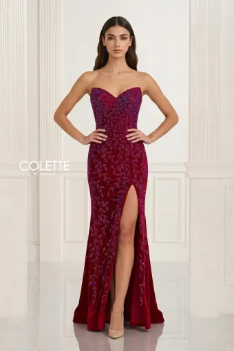 Colette by Daphne Style #CL2986 #0 default Scarlet frontface vertical thumbnail