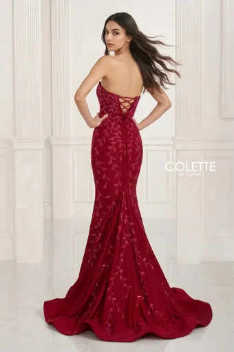 Colette by Daphne Style #CL2986 #3 default Scarlet backface vertical thumbnail