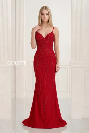 Colette by Daphne Style #CL2991 #1 Scarlet frontface vertical thumbnail
