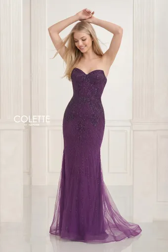 Colette by Daphne Style #CL3001 #2 Amethyst frontface vertical thumbnail