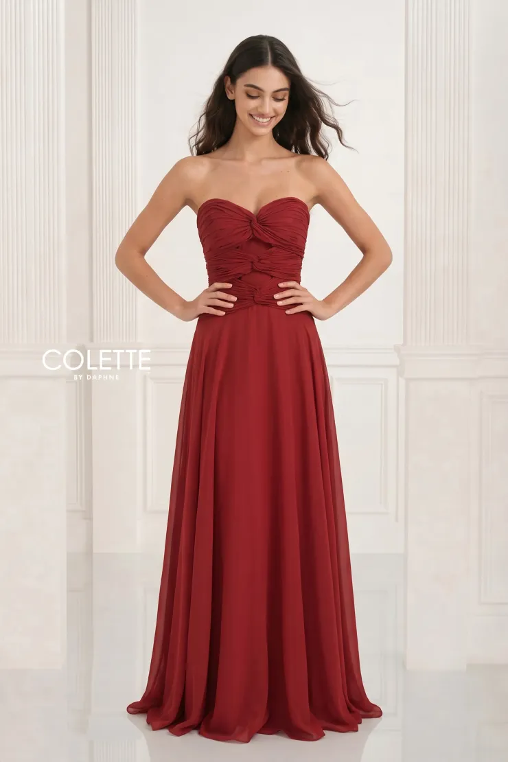Colette by Daphne Style #CL6113 #1 Burgundy frontface vertical picture