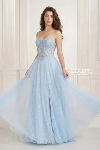 Colette by Daphne CL8240 #8 Light Blue frontface vertical thumbnail