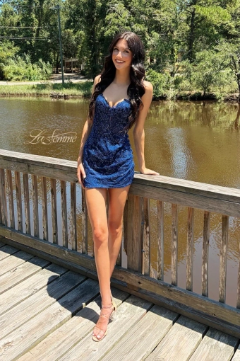 La Femme Style #32631 #3 Marine Blue frontface vertical thumbnail