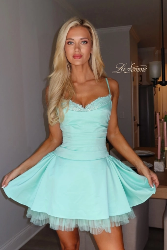 La Femme Style #34144 #3 Aqua frontface vertical thumbnail