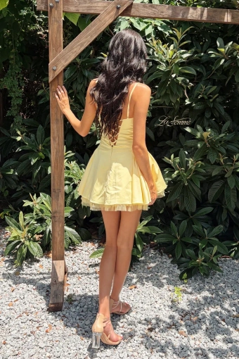 La Femme Style #34144 #8 Pale Yellow backface vertical thumbnail