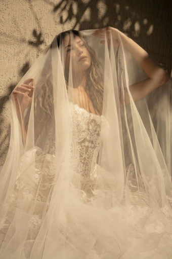 Hayley Paige Fair Rosa Mundi #6 frontface vertical cropped thumbnail