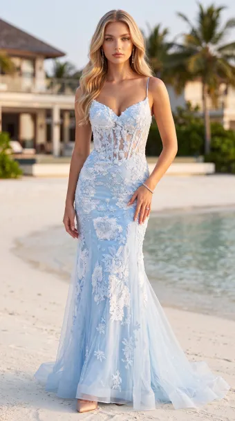 Jasz Couture Style #8015 $0 default Light Blue frontface vertical thumbnail