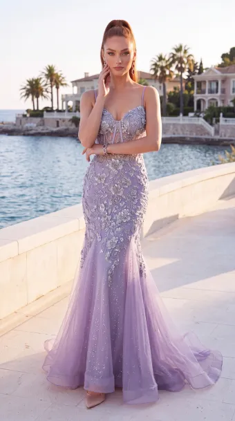 Jasz Couture Style #8069 $1 Lilac frontface vertical thumbnail