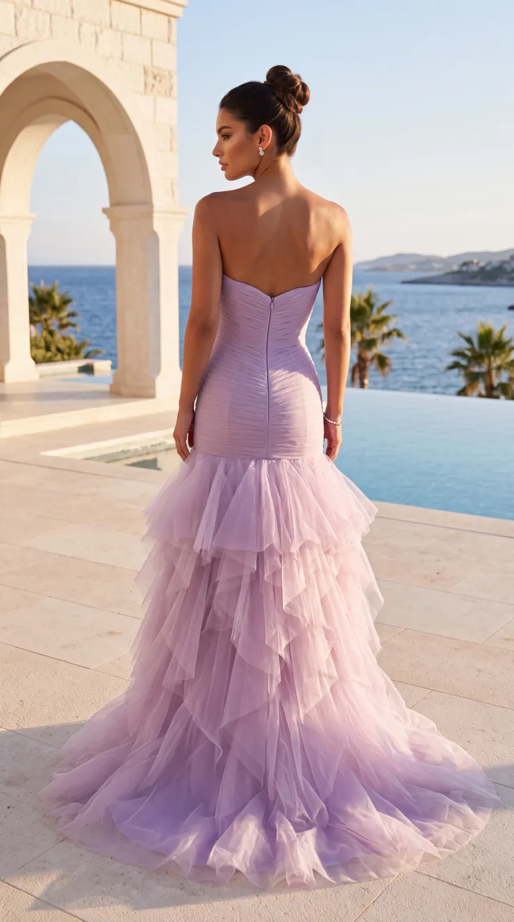 Jasz Couture Style #8072 #3 default Lilac backface vertical picture