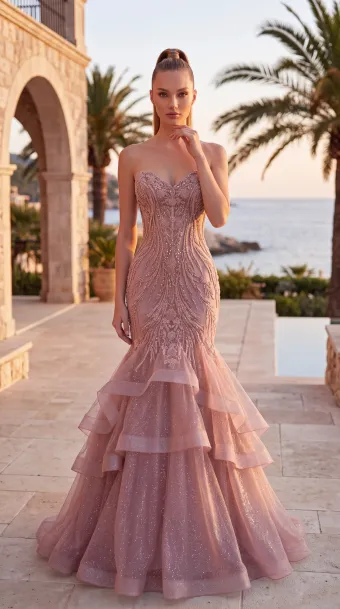 Jasz Couture Style #8076 $4 Blush frontface vertical thumbnail