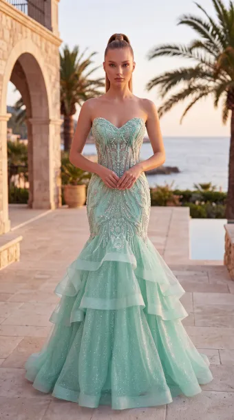 Jasz Couture Style #8076 $3 Mint frontface vertical thumbnail