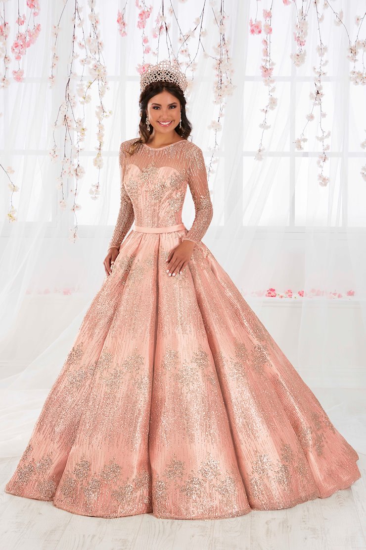slim fit dress slacks Fairy 3D Flower Ball Gown Quinceañera Dress main image 0