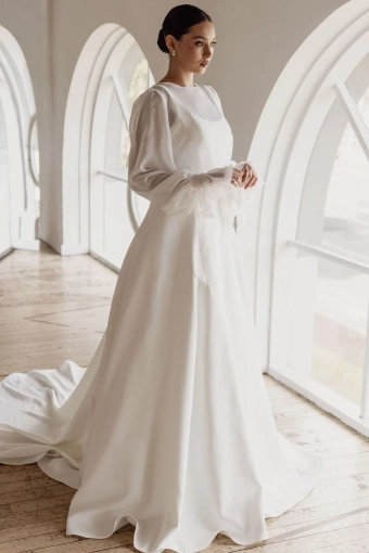 Trish Peng #Belle Wrap Top #0 default frontface vertical thumbnail