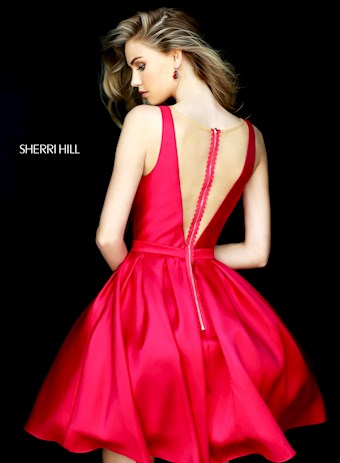Sherri Hill S50506 #19 Fuchsia vertical thumbnail