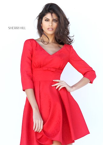 Sherri Hill S50575 #1 Red vertical thumbnail
