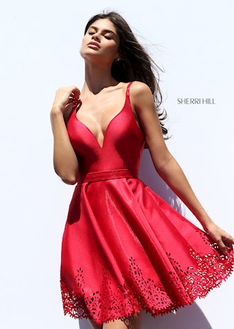 Sherri Hill S50678 #2 Red vertical thumbnail