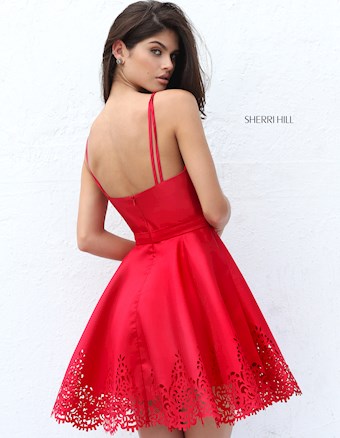 Sherri Hill S50678 #14 Fuchsia vertical thumbnail