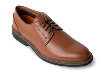 Jim's Formal Wear Chestnut Plain Toe Oxford Shoe #0 thumbnail