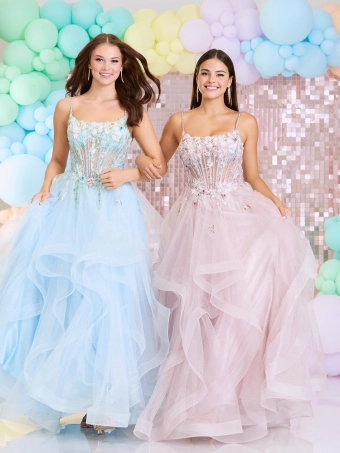 Tiffanys Feodora #2 Light Blue Mauve frontface vertical thumbnail